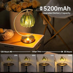 Tulip Table Lamp with 5200mAh Battery & Touch Control, Cordless Lamp with 3 - Image 2