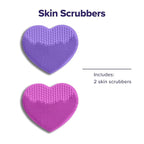 Plum Beauty Heart-Shaped Silicone Skin Scrubber – Manual Facial Cleansing Brush - Image 7