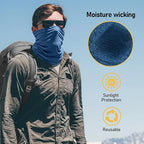 TICONN Neck Gaiter Face Cover Scarf, Neck Warmer Breathable Sun & Wind-proof - Image 5