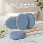 AmazerBath Lotion Applicator for Back, 4 Replacement Pads - Image 6