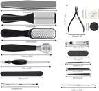 EKOCSIO Professional Pedicure Kit, 36 in 1 Stainless Steel Foot Care Kit Foot - Image 3