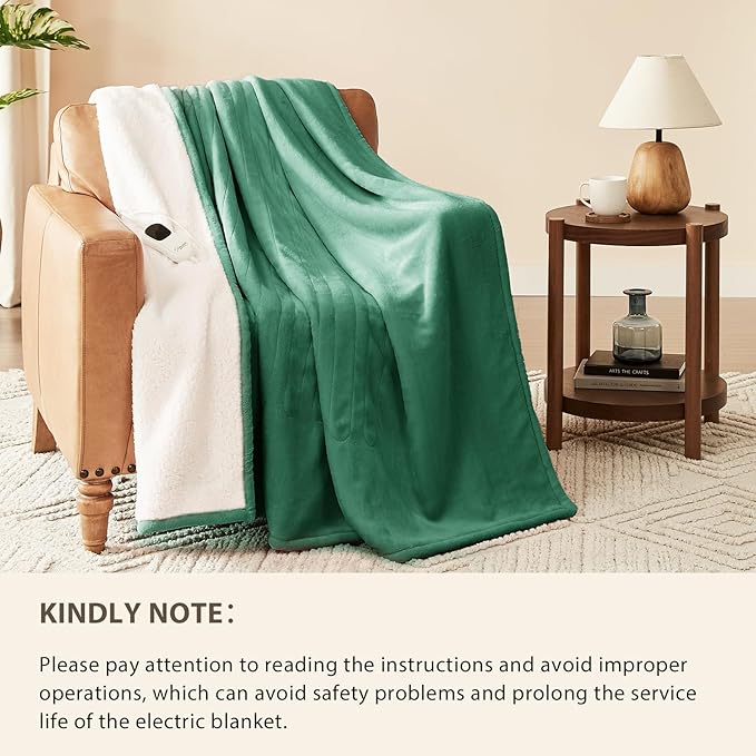 Homemate Electric Heated Blanket Queen Size - Image 6