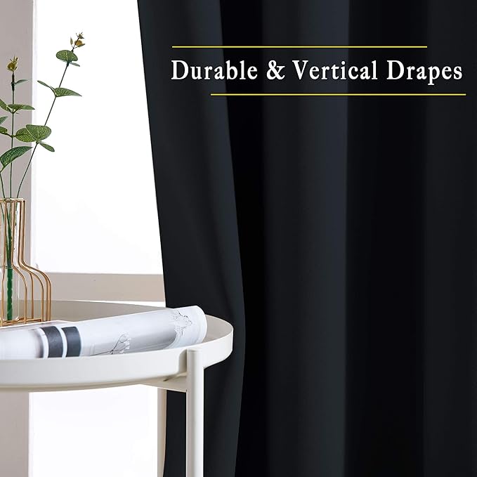 NICETOWN Blackout Curtain Panels 72 inches - Image 5