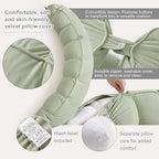 Peallow – Long Round Body Pillow - Image 4