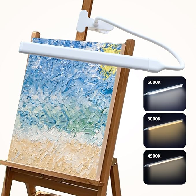 Desk Lamp with Clamp, Long Flexible Arm Clip on Lamp - Image 8