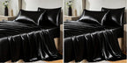 CozyLux Satin Sheets Queen Size Bed Set by CozyLux