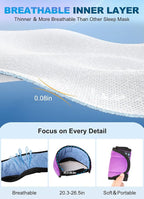 TOPOINT Sleep Mask with Headphones Bluetooth 5.4 Wireless, Sleep Headphone with - Image 2