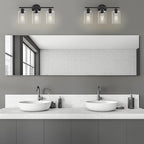 Espird Bathroom Vanity Light Fixtures Matte Black Bathroom Lighting Fixture - Image 9