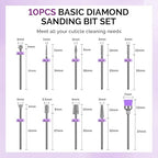 MelodySusie Nail Drill Bits, Nail Gel Polish Remover Tool - Image 9