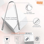 MasterMedi Tongue Scraper with Multicolor Cases, 100% Stainless Steel, Tongue - Image 4