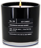 Lulu Candles | Cedarwood Infused Mango | Highly Scented Candles - Image 2
