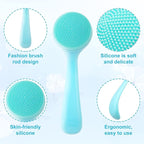 HINZIC 2 Pack Silicone Manual Facial Cleansing Brush, Skin Friendly Waterproof - Image 5