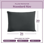 CirclesHome Pillow Protectors 4 Pack Standard Zippered - Image 6