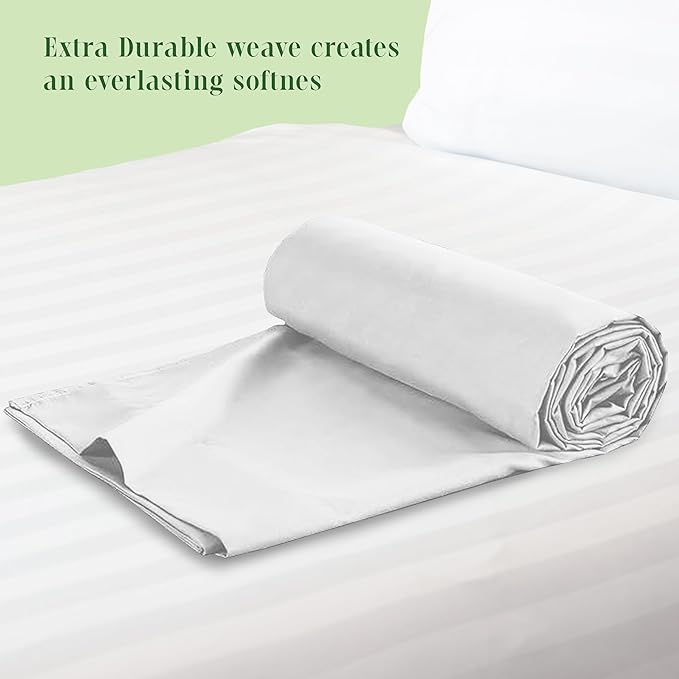 Elegant Comfort Premium Hotel Quality 1-Piece Flat Sheet, Luxury & Softest 1500 - Image 3