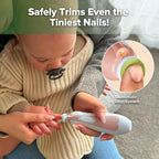 haakaa Baby Nail Trimmer Electric Safe Baby Nail Clippers Baby Nail File Kit - Image 2