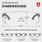 NoCry Safety Glasses Over Eyeglasses — Fog and Scratch-Resistant Over Glasses - Image 5