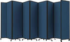 Versare Room Divider 360 Portable Wall Partition | Folding Panels | Large by VERSARE