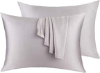 100% Silk Pillow Cases 2 Pack, Mulberry Silk Pillowcase by Victivic