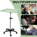 Salon Rolling Tray, Height Adjustable Tattoo Tray Rolling Cart, Storage Utility - Image 2