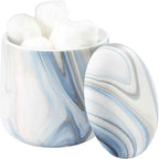 Avanti Linens - Covered Jar, Resin Countertop Accessories, Guest Bathroom - Image 2