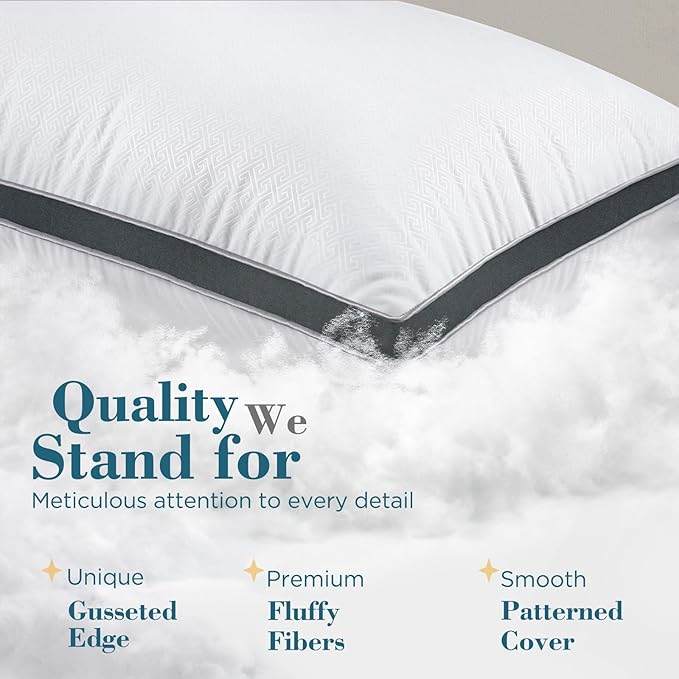 viewstar Bed Pillows King Sizes Set of 2, Hotel Quality Cooling Down - Image 5