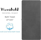 2 Pack Bath Towel Set, Waffle Bath Towel Set, Microfiber Super Soft Highly - Image 8