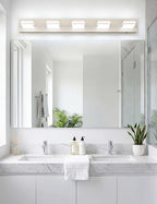 VOLISUN Modern Bathroom Vanity Light Fixtures, Brushed Nickel LED Bathroom - Image 5