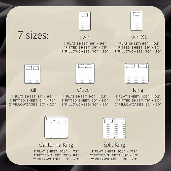 LuxClub 4 PC California King Sheet Set, Breathable Luxury Bed Sheets, Deep - Image 4