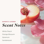 Caress Body Wash for Women, Daily Silk White Peach & Orange Blossom, Shower Gel - Image 4
