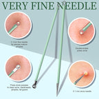 Teenitor 7 Pcs Surgical Grade Blackhead Remover Tools and Pimple Popper Tool Kit - Image 5