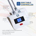 Sealy Electric Blanket Queen Size, Dual Control Soft Sherpa Heated Blanket - Image 5