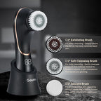Facial Cleansing Brush Face Scrubber Exfoliator Rechargeable IPX7 Waterproof - Image 3