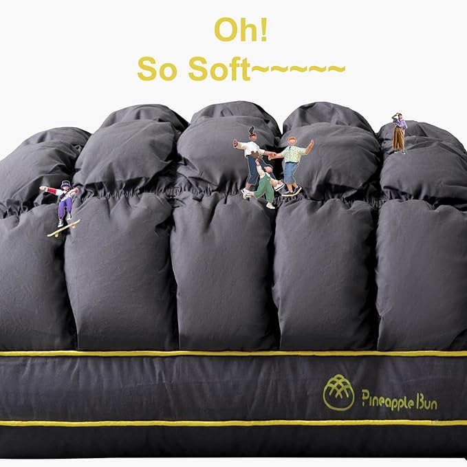 YOUR MOON Fluffy Support Bed Pillow Queen Size, Super Soft Premium - Image 3