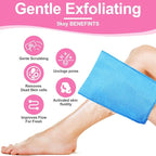 Tatuo 12 Pieces Korean Exfoliating Mitt Glove Italy Towel Body Skin Scrubber - Image 3