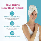 Hair RePear The Ultimate Hair Towel – Generous 29" x 45" Premium Cotton Hair - Image 2