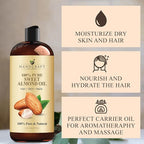 Handcraft Blends Sweet Almond Oil | 100% Pure and Natural | Bath & Body Oil | - Image 6