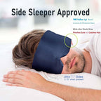 Nature Silk Sleeping Mask Soft Featherweight Eye Mask Large Wrap-Around - Image 4