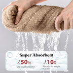 MABAO 2 Pack Microfiber Hair Towel Wrap - Image 5