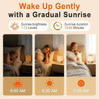 Sunrise Alarm Clock with Noise Machine: Digital Alarm Clock - Image 2