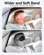 Weighted Sleep Mask for Women: 3D Contoured Blackout Eye Mask for Eyelash - Image 6