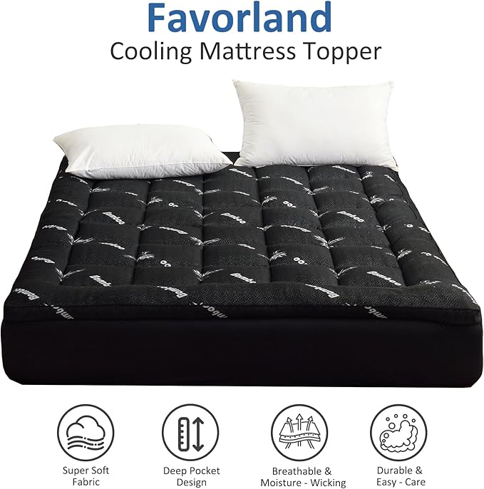 Favorland Mattress Topper Queen Size - Image 2