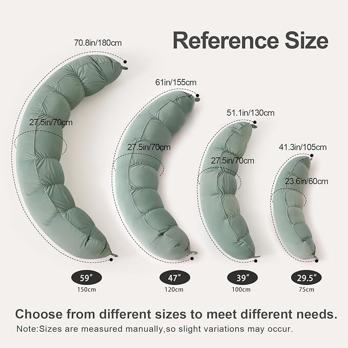 Peallow – Long Round Body Pillow - Image 2