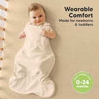 2-Pack Organic Baby Sleep Sacks, 100% Cotton - Image 2