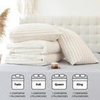 Smoofy Fluffy King Size Comforter Set 3 Pieces - Image 7
