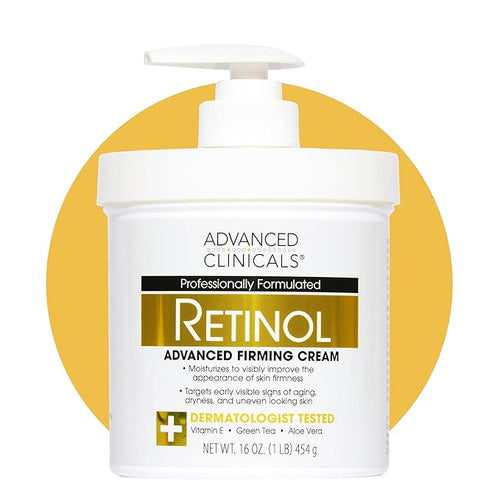 Advanced Clinicals Retinol Body Lotion & Face Moisturizer | Visible Anti Aging by AdvancedClinicals