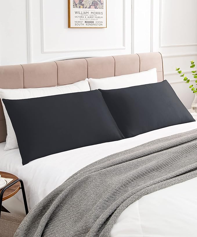 Warmstar Cotton Pillow Cases Queen Size Set of 2, 600 Thread Count Pillowcases - Image 2