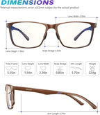 ANYLUV Blue Light Glasses Men, Relieve Eyestrain and Eye Protection, Al-Mg - Image 4