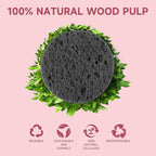 100 Count Compressed Facial Sponges 100% Natural Cellulose Eco-Friendly Makeup - Image 5