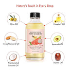 Dragonfruit Lychee Vanilla Body Oil – Hydrating & Nourishing Oil - Image 3