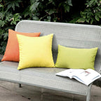 MIULEE Pack of 2 Decorative Outdoor Solid Waterproof Throw Pillow Covers Spring - Image 5